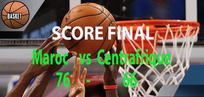 Afrobasket masculin 2017 : La Centrafrique lessivée par le Maroc (76-66)