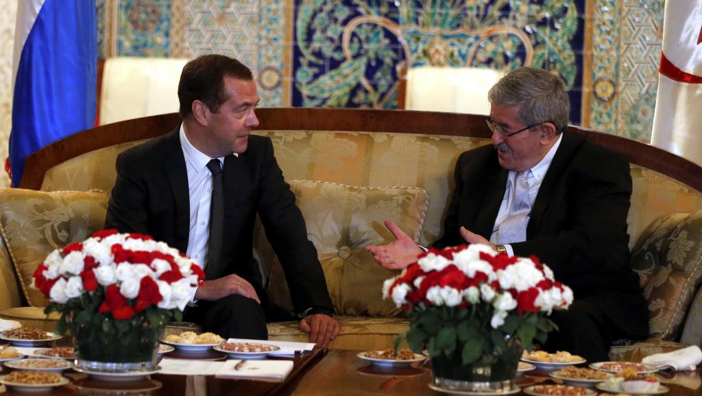 Le Premier ministre russe Dimitri Medvedev en Algérie