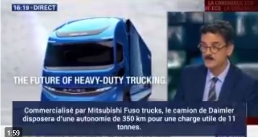 Vidéo –  La fin du diesel est inéluctable: les constructeurs automobile misent désormais sur le camion électrique
