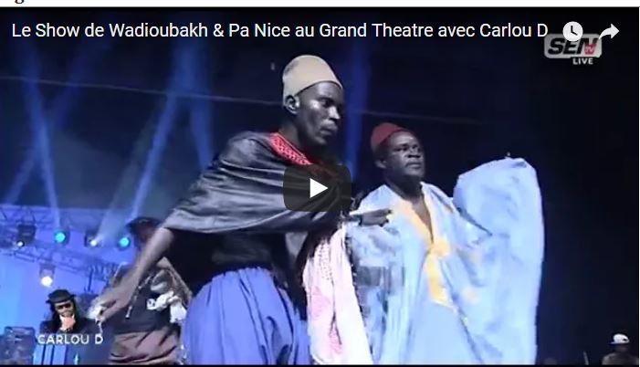 Vidéo : Le duo Wadioubakh et Pa Nice enflamme le Grand Théâtre avec Carlou-D