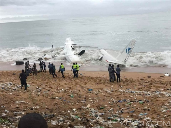 Côte d’Ivoire : Un avion s’écrase en mer