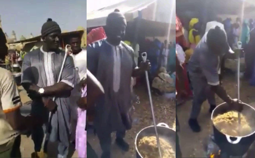 (Vidéo) Touba : Funérailles de Serigne Bass Bara, Balla Gaye s’active dans la cuisine!