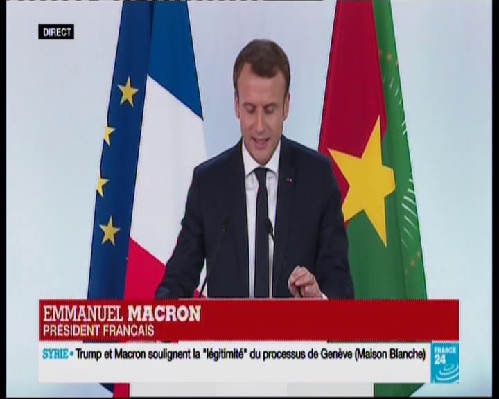 Vidéo – Emmanuel Macron au Burkina Faso: »Partout vous avez 7, 8 enfants par femme ».