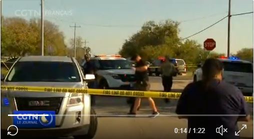 Vidéo – Etats-Unis: une fusillade fait 26 morts dans une église du Texas