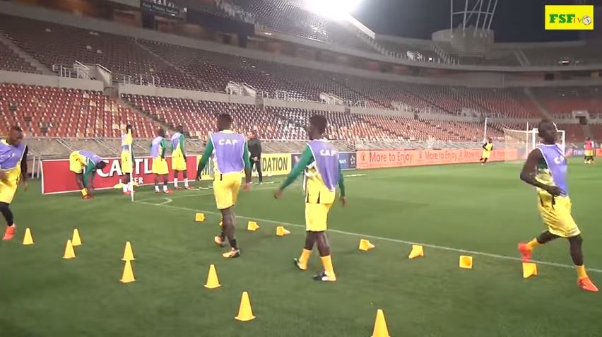 Vidéo – Dernier entraînement des lions avant le match