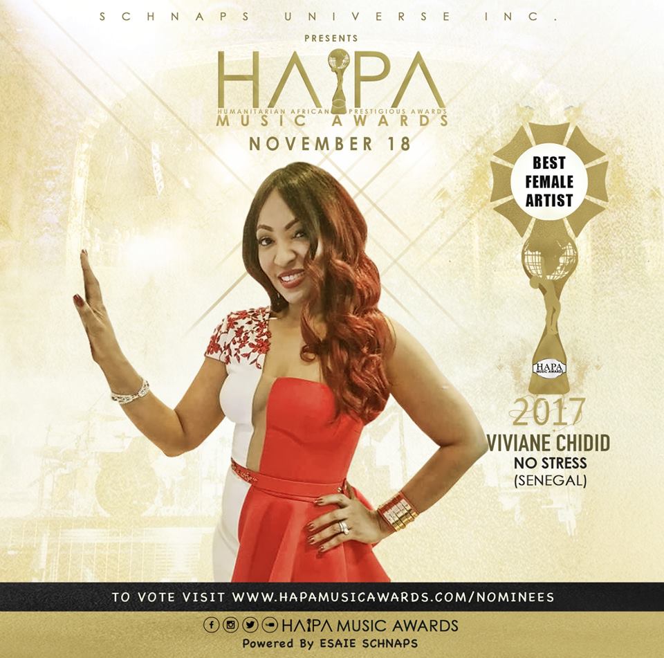 Hapa music awards Après Wally, Viviane remporte un trophée
