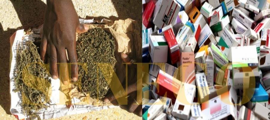 8Kg de « yamba » et des médicaments frauduleux saisis à Richard Tool