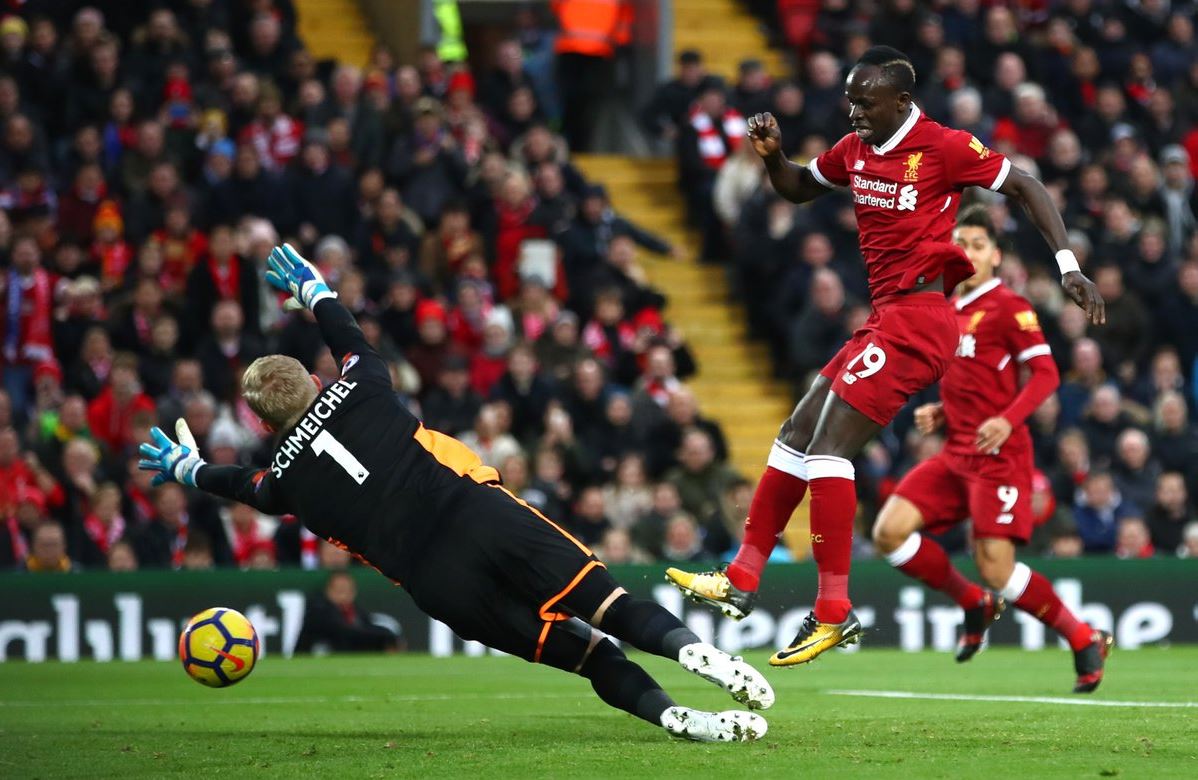 (05 photos) Liverpool vs leicester 2-1: Mohamed Salah et Sadio Mané en vedette