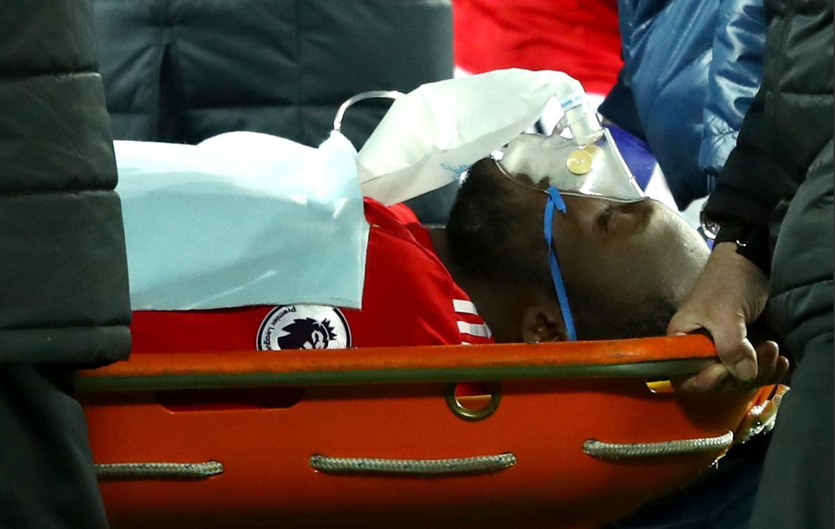 (03 photos) Manchester United-Southampton: Lukaku quitte la pelouse sous assistance respiratoire