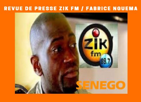 Revue de presse (Français) Zik fm du jeudi 14 Décembre 2017 par Fabrice Nguéma
