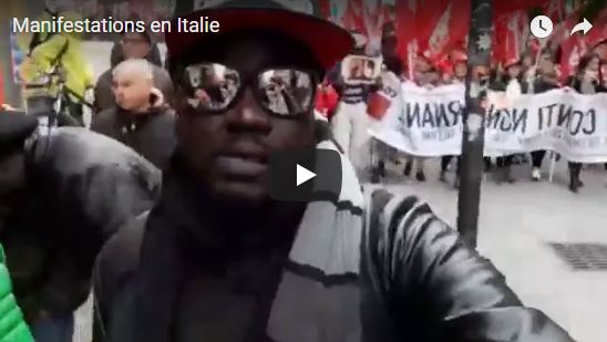 Vidéo – Italie – Les sénégalais contre l’oppression