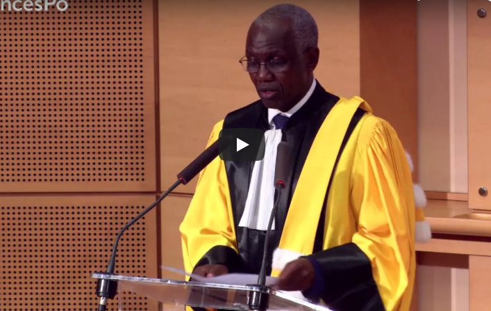Vidéo : Le Recteur de l’UCAD, Docteur Honoris Causa de Sciences Po Paris