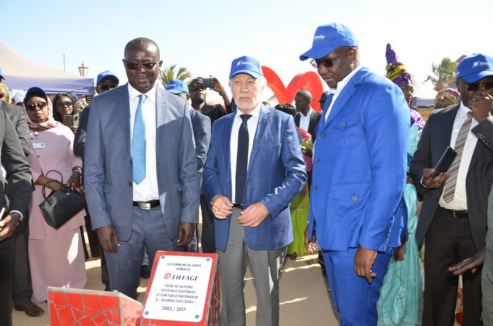 Inauguration du nouveau câble électrique sous-marin reliant Dakar à Gorée