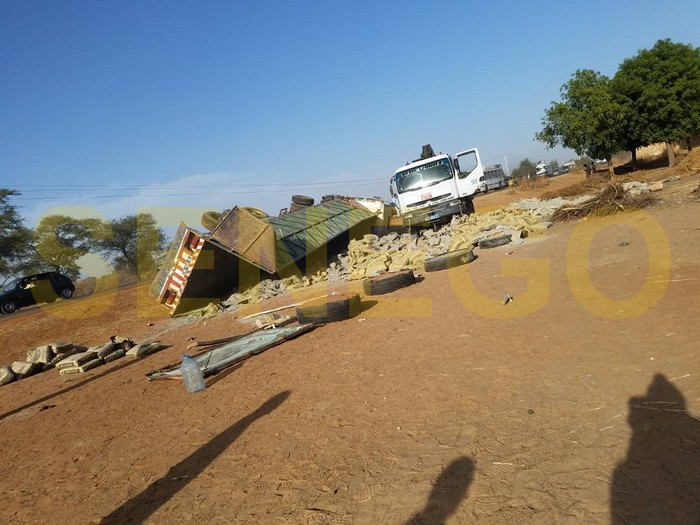 Arrêt sur Image: Voici le camion à l’origine de l’accident sur la route de Touba…