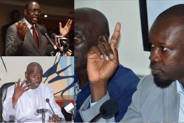 Ousmane Sonko, Abdoul  Mbaye et  Thierno Alassane Sall se défoulent sur le Macky…