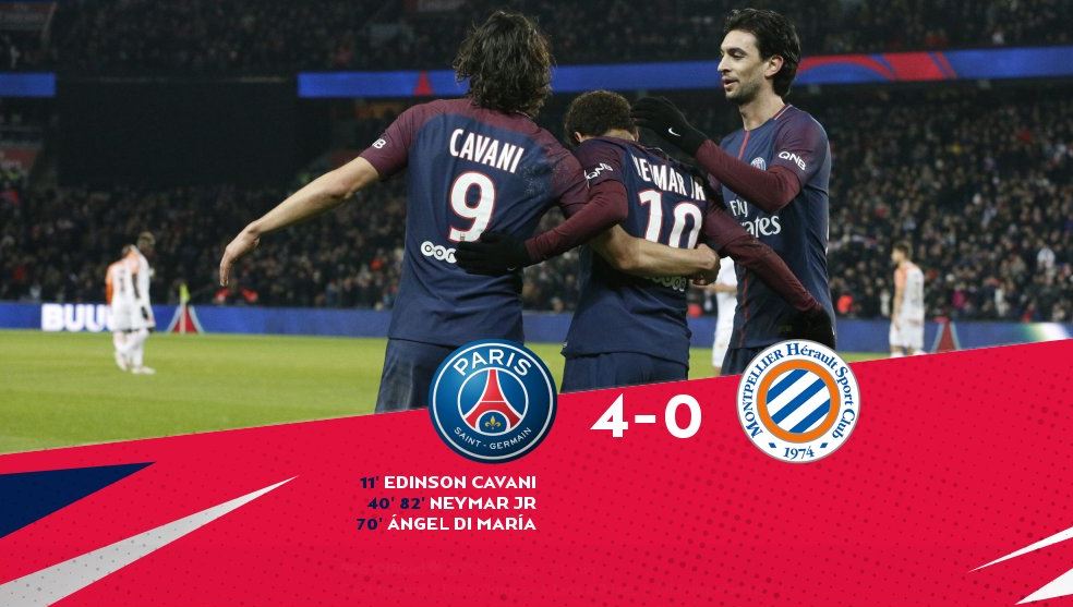 Vidéo: Comme le Real, le PSG opte pour le chiffre 4 devant Montpellier: Résumé des buts (4-1)