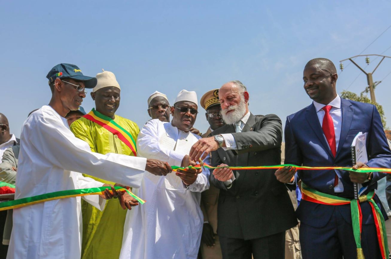 (04 photos) Le Président Macky Sall a inauguré ce matin la route Keur Waly Ndiaye-Passy-Sokone