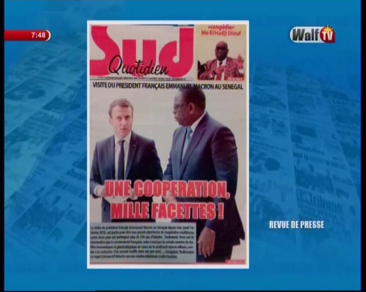 Revue de presse Walf Tv du Vendredi 02 février 2018 par Seydina Omar Ba