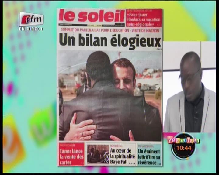 Revue de presse  Tfm du lundi 05 février 2018 par Mamadou Mouhamed Ndiaye