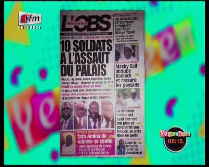 Revue de presse Tfm du mardi 20 février 2018 par par Mame Birame Diouf