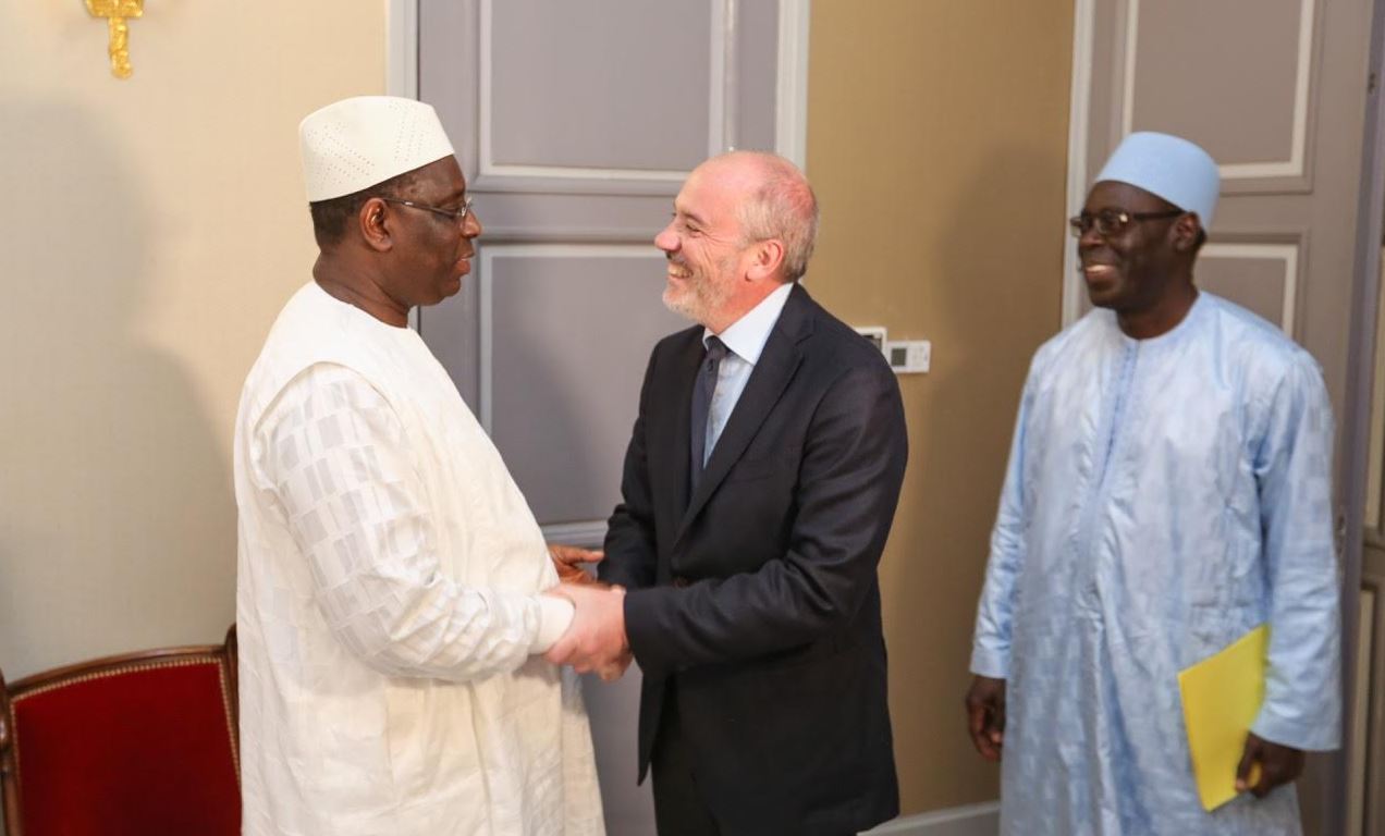 Arrêt sur image: Macky Sall a reçu Stéphane Richard, Président-directeur général de France Télécom (Orange)