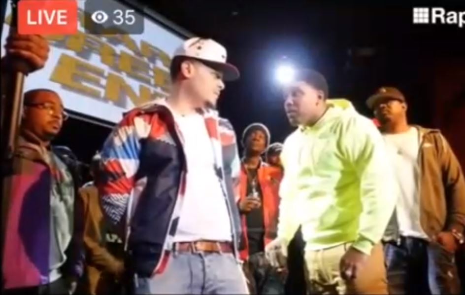 Vidéo: Incroyable ce qui se passe lors d’une Battle de rap diffusé en direct – Regardez.