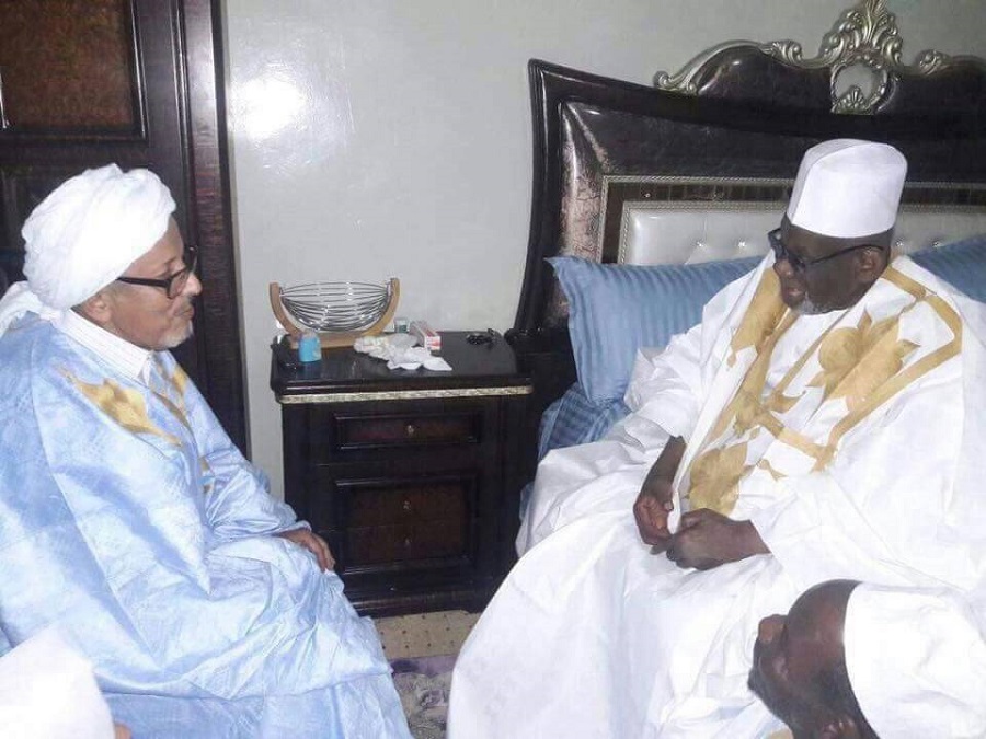 L’ancien président mauritanien reçu par le Khalife de Médina Baye…