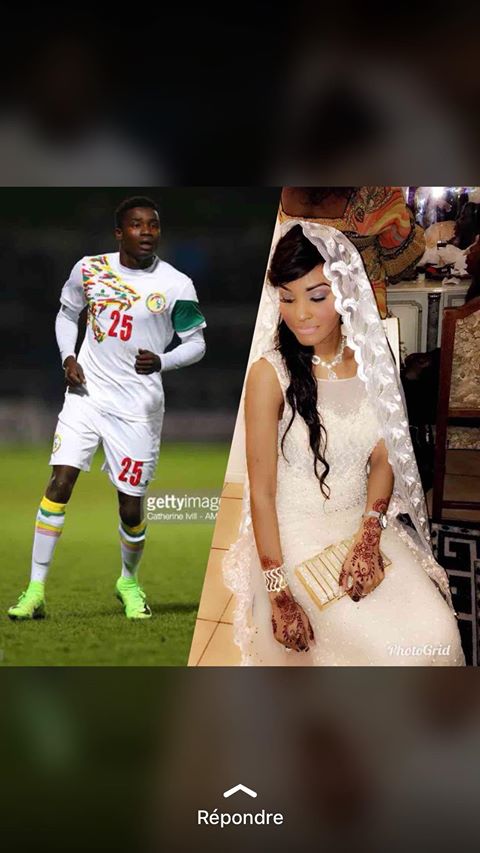Moussa Wagué intégre le club des footballeurs mariés