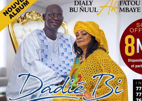 Dialy Bu Nioul et Fatou Mbaye de retour avec un album,  »Dadié Bi »