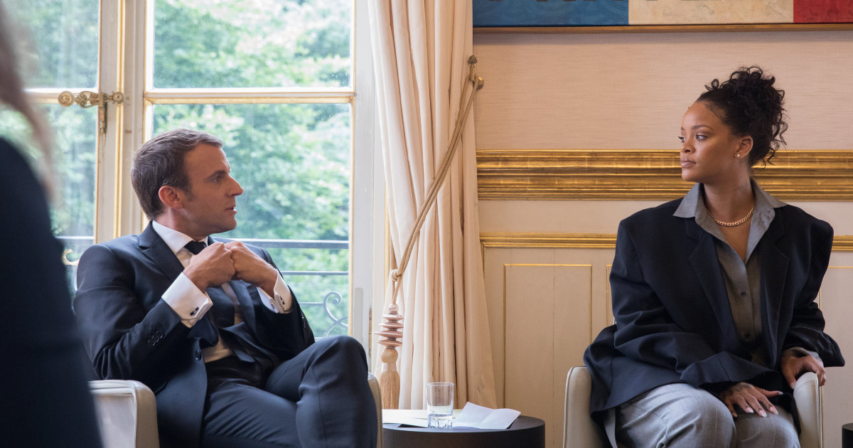Rihanna met la pression sur Macron via son compte Twitter