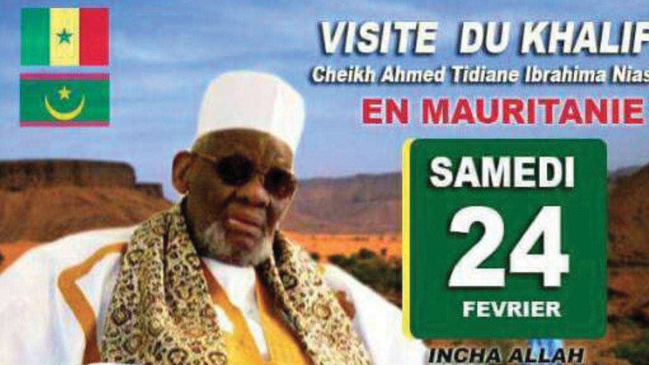 Préparatifs de la visite du Khalife Cheikh Ahmed Tidiane Ibrahim Niass en Mauritanie