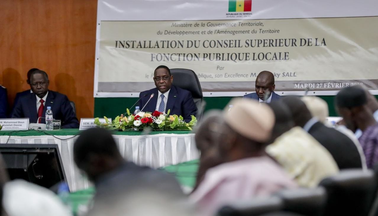 Vidéo: Après le Hcct, le président Macky Sall installe un autre Conseil et livre un beau discours
