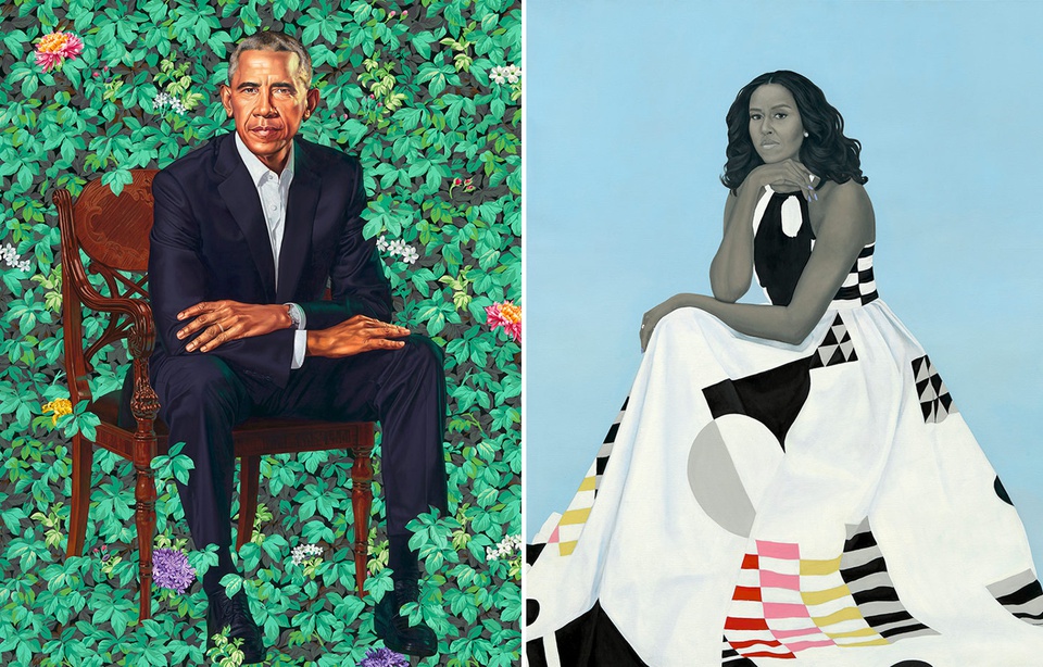 Vidéo – les portraits officiels de Barack et Michelle Obama ne font pas l’unanimité