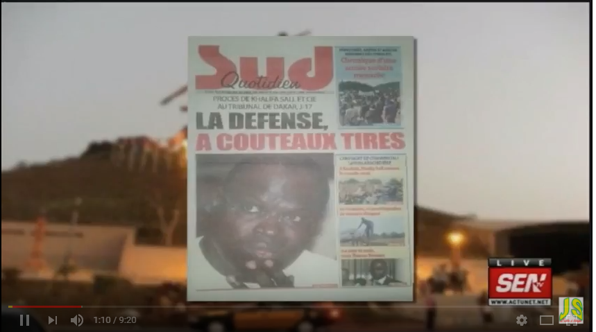 Revue de presse Sen Tv du Mardi 20 février 2018 par Ahmed Aidara