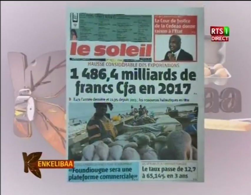 Revue de presse Rts1 du mercredi 21 février 2018