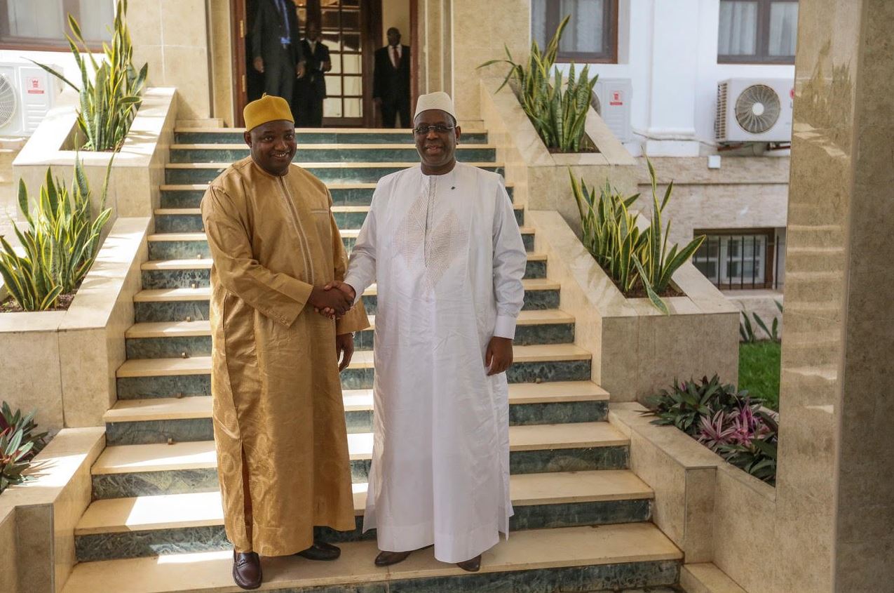 (04 photos) Adama Barrow a reçu le président Macky Sall dans son « State House »