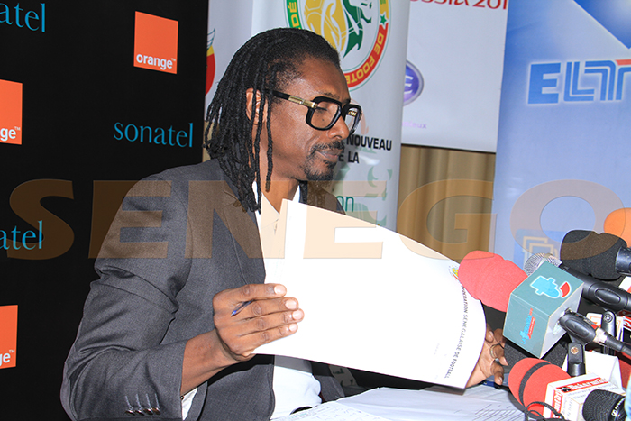 Aliou Cissé, ce mercredi, des sélectionnés, éliminatoire can 2019, publie la liste