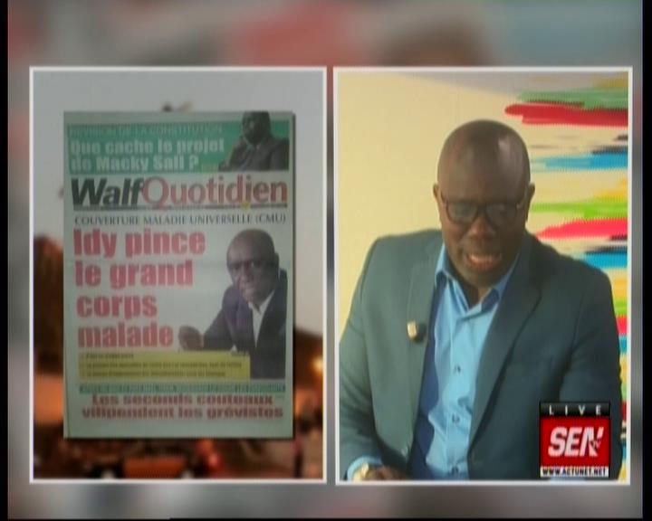 Revue de presse Sen Tv du mardi 20 mars 2018 par Ahmed Aidara