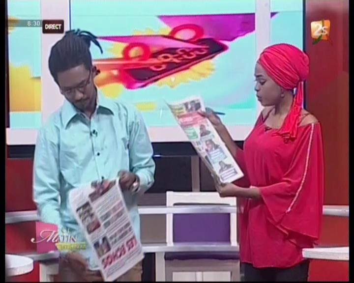 Revue de presse 2Stv du mercredi 21 mars 2018 par Pape Seydi Fall et Seynabou Ndiaye