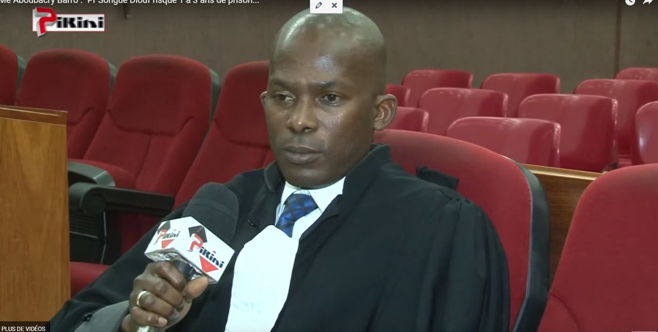 Vidéo – Me Aboubacry Barro: « Professeur Songdé risque 1 à 3 ans… »