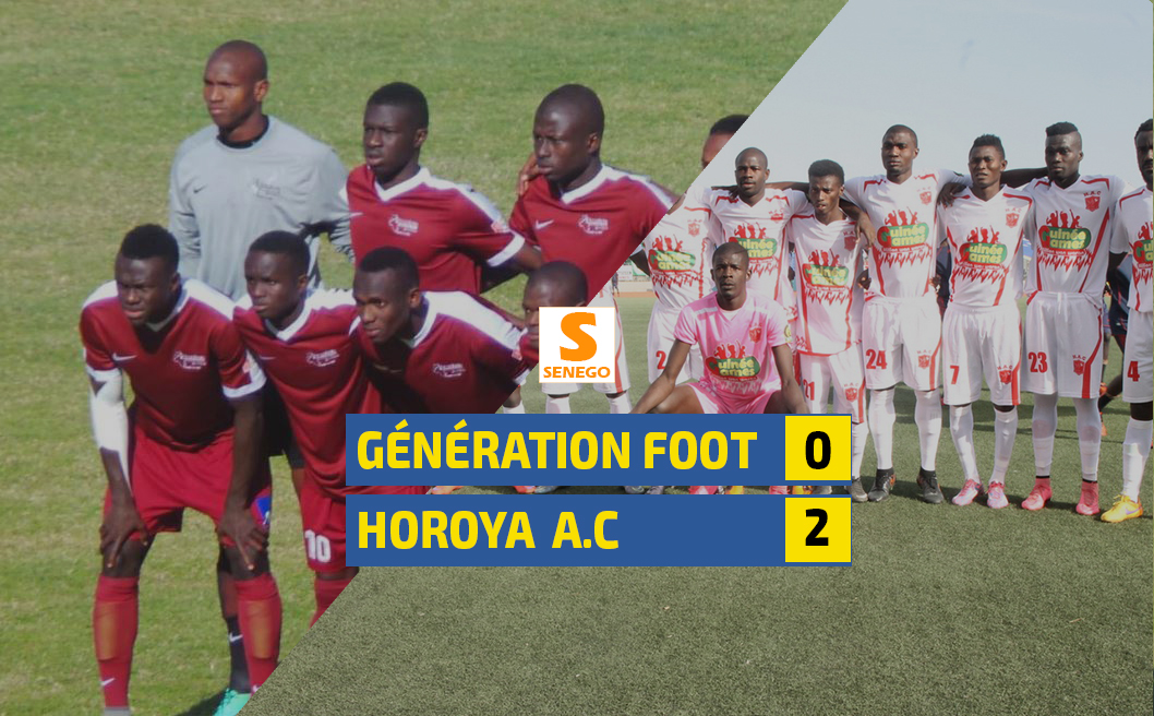 LDC-CAF: Battu par Horoya AC, Généation foot n’a pas réussi l’exploit de se qualifier