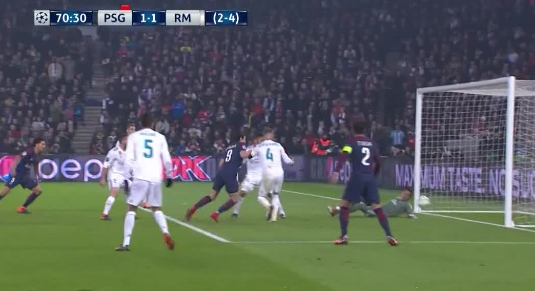 Vidéo-LDC: Le PSG égalise face au Real Madrid