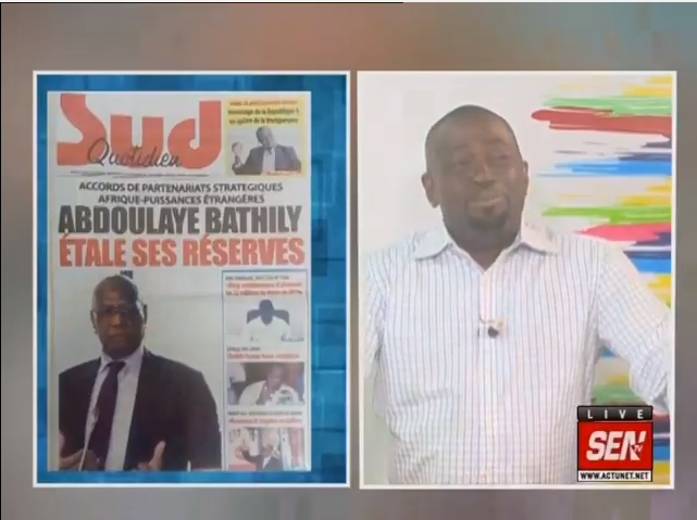 Revue de presse Sen Tv du Lundi 12 mars 2018 par Fabrice Nguéma