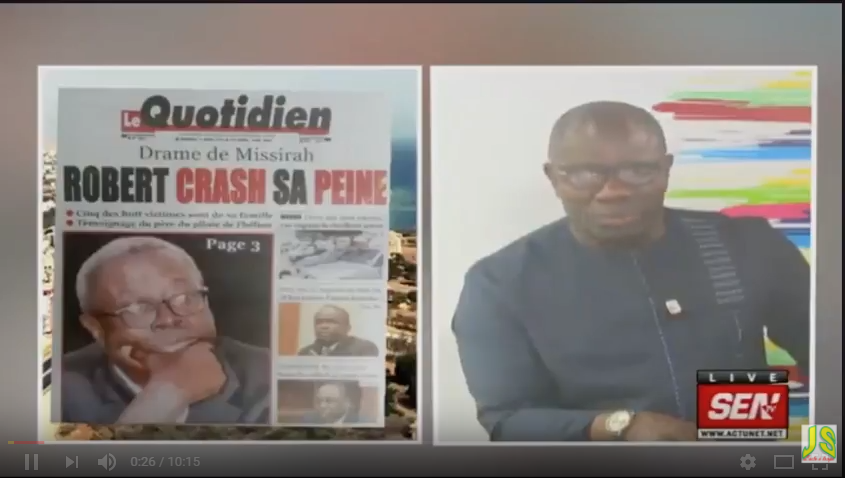 Revue de presse Sen Tv du vendredi 16 mars 2018 par Ahmed Aidara