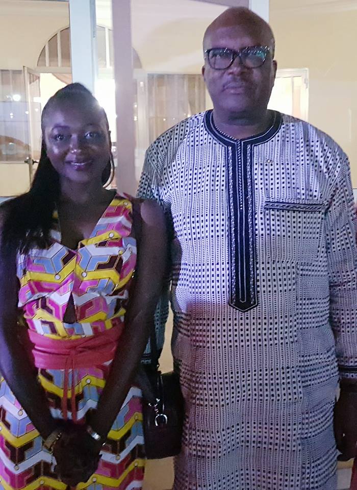 Arrêt sur image: Fatim O pose aux côtés du Président Burkinabé Roch Marie Kaboré