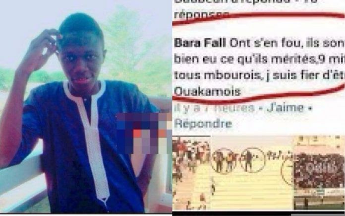 Affaire Uso : Le jeune Barra Fall arrêté pour apologie du crime libéré…