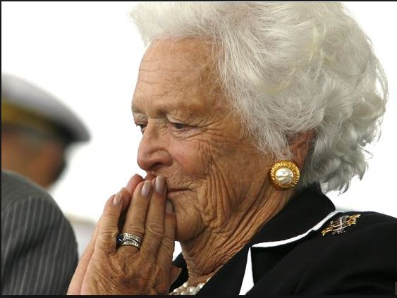 L’épouse de George H. W. Bush, Barbara Bush, décédée…