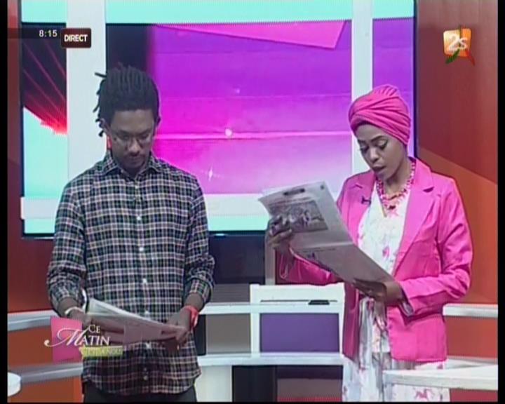 Revue de presse 2Stv du mercredi 18 avril 2018 par Pape Seydi Fall et Seynabou Ndiaye