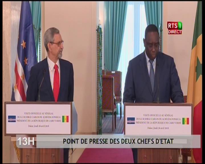 DIRECT: Suivez le point de presse des deux chefs d’Etat – Macky Sall et Jorge Carlos Fonseca