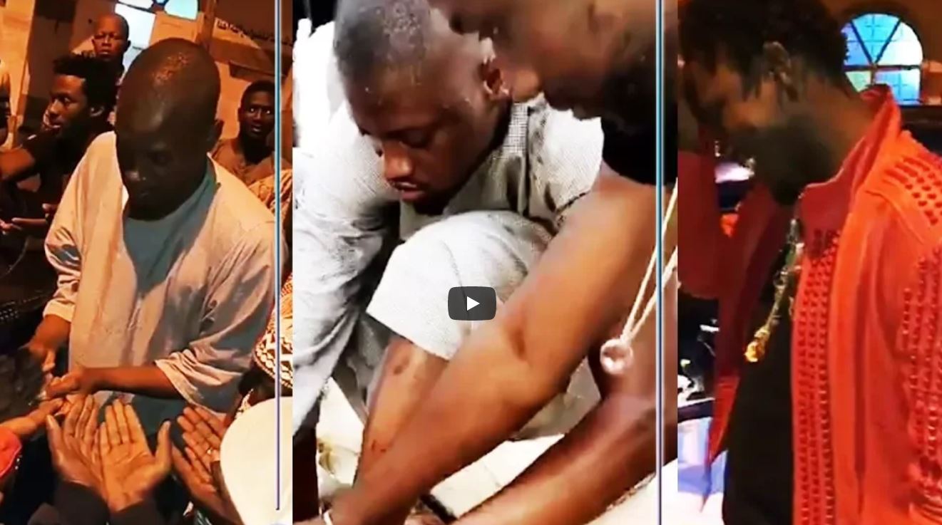 Vidéo – Kazu Rajab – Wally Seck donne le nom de Serigne Fallou à cet homme converti à l’Islam. Regardez !